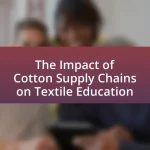 The Impact of Cotton Supply Chains on Textile Education